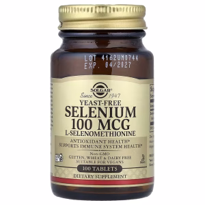 Solgar, Selenium, Yeast-Free, 100 mcg, 100 Tablets