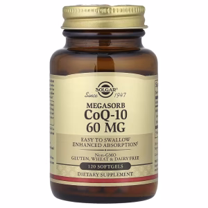 Solgar, Megasorb CoQ-10, 60 mg, 120 Softgels