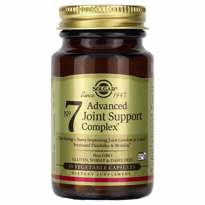 Solgar, No. 7, Advanced Joint Support Complex, 30 Vegetable Capsules - Image 2