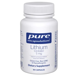 Pure encapsulations®Lithium (orotate) 5 mg