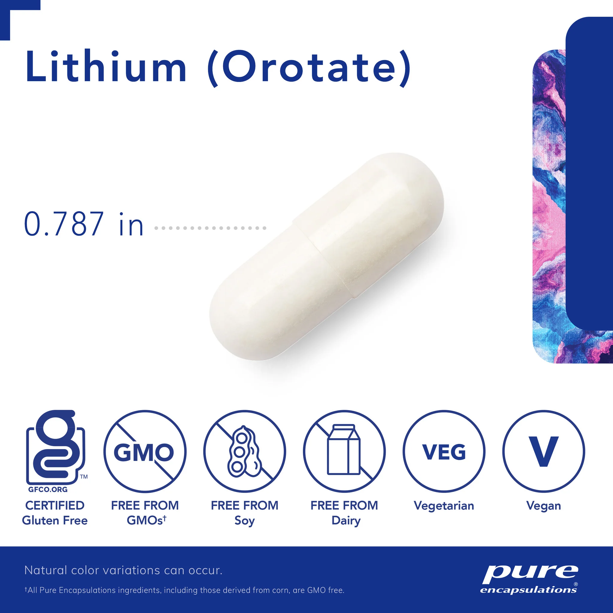 Pure encapsulations®Lithium (orotate) 5 mg - Image 3