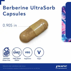 Pure Encapsulations®Berberine UltraSorb™60 Capsules - Image 3