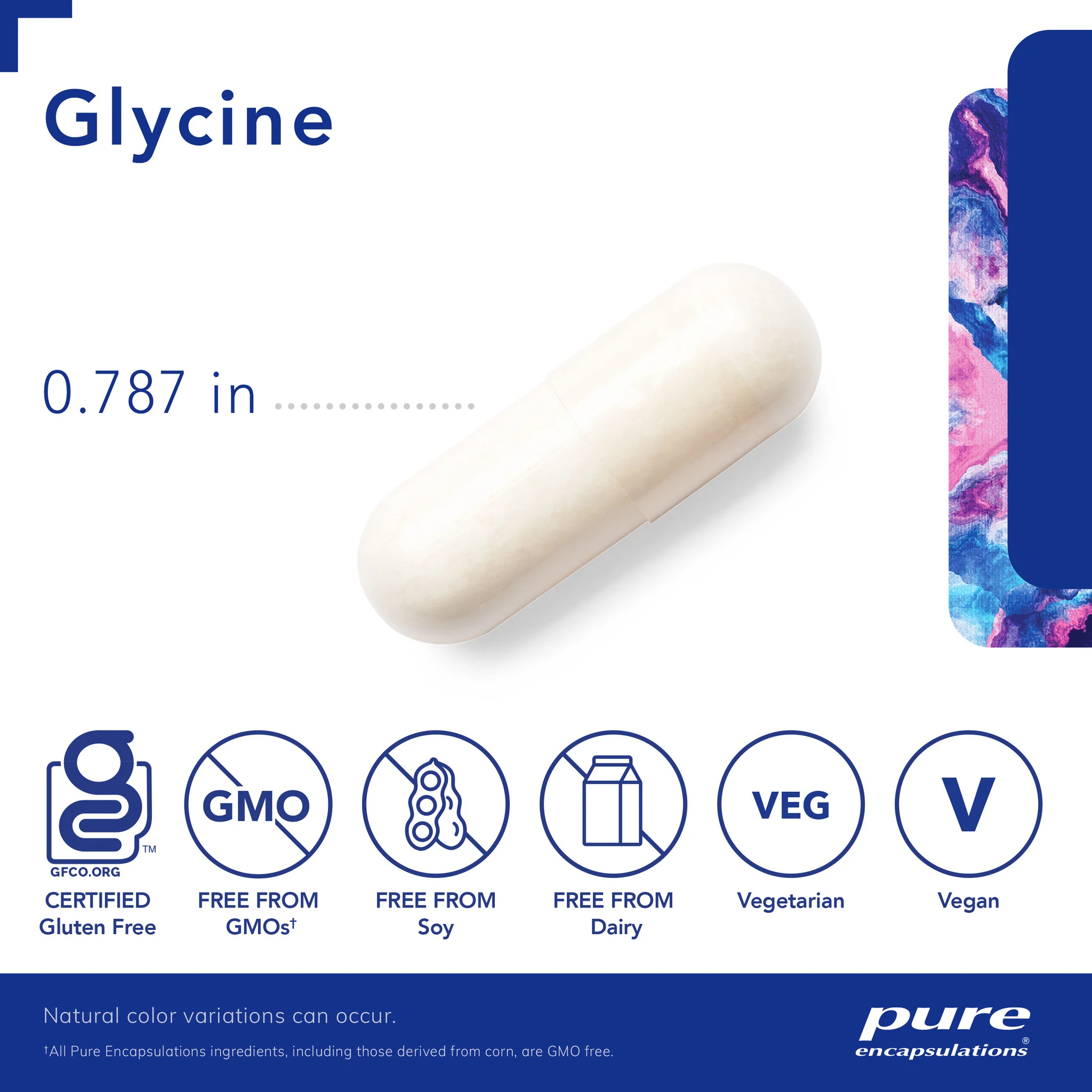 Pure encapsulations®Glycine 180 Capsules - Image 3