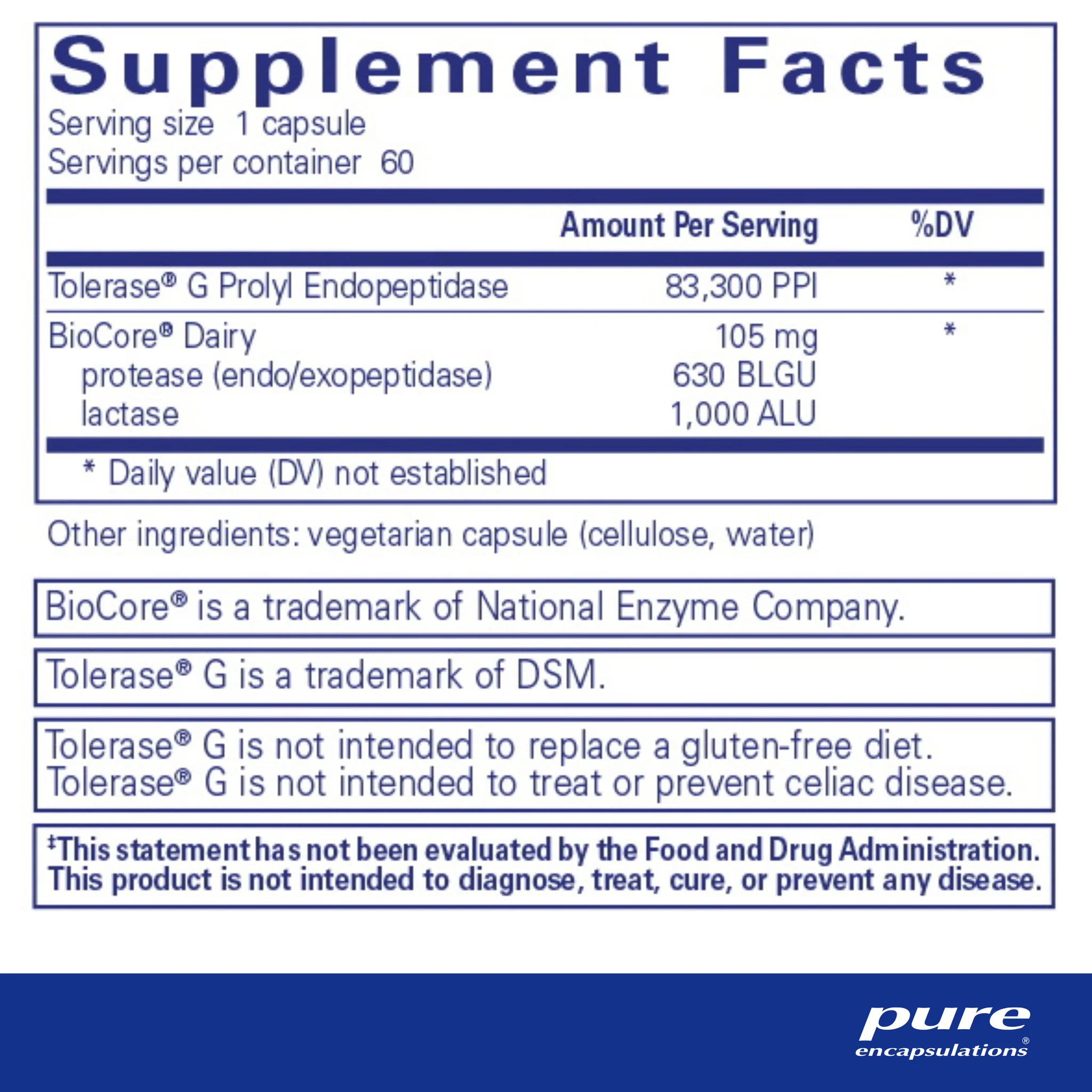 Pure encapsulations®Gluten/Dairy Digest - Image 2