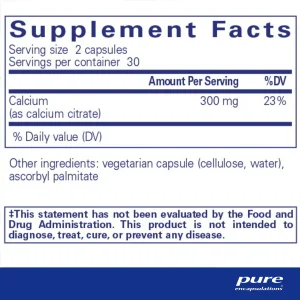 Pure Encapsulations®Calcium (citrate) - Image 2
