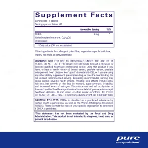 Pure encapsulations®DHEA 5 mg - Image 2