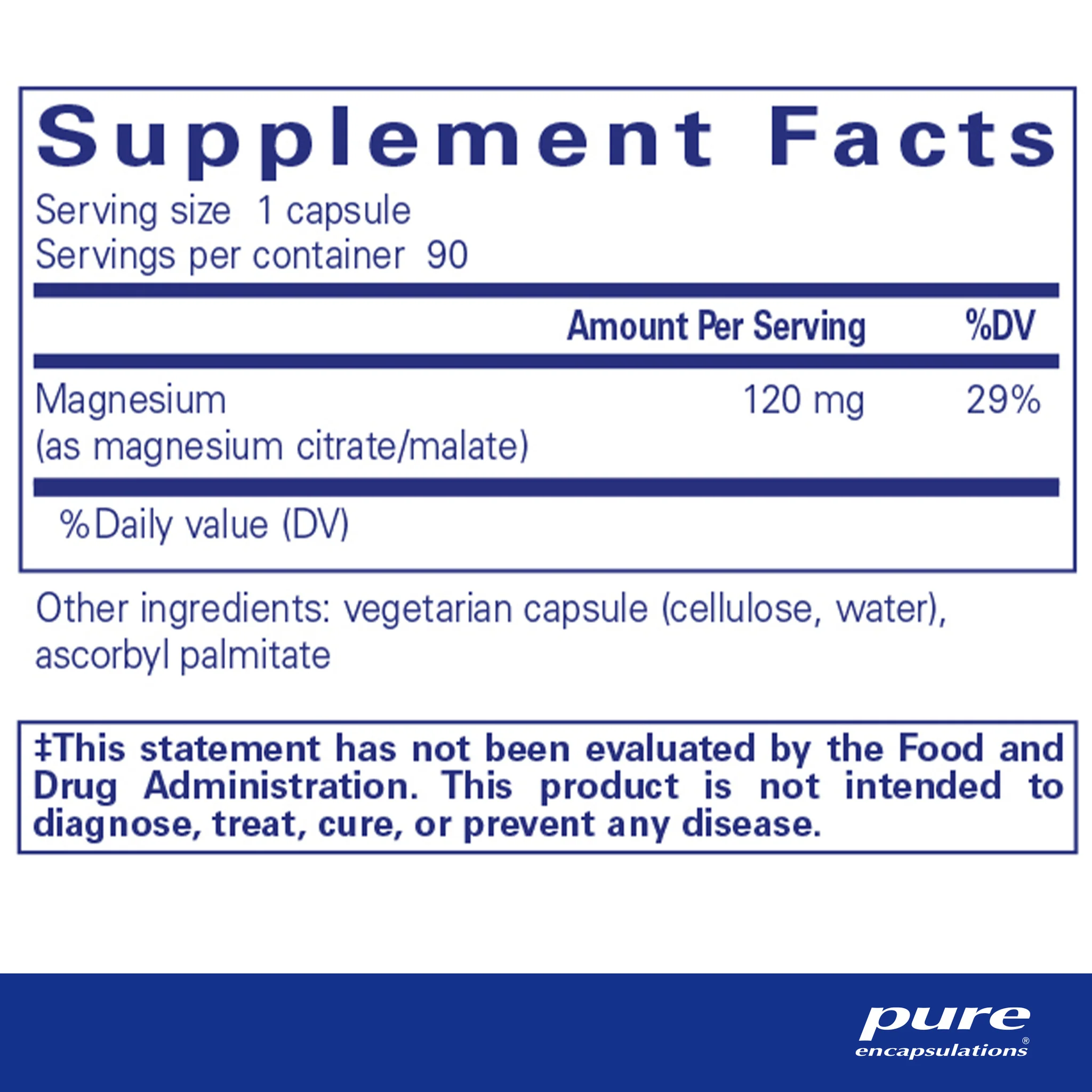 Pure encapsulations®Magnesium (citrate/malate) - Image 2