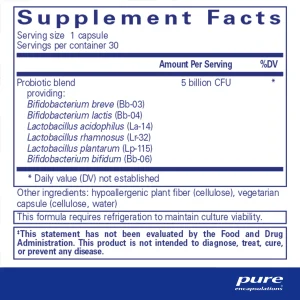 Pure encapsulations®PureProbiotic™60 Capsules - Image 2