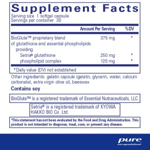 Pure Encapsulations®Liposomal Glutathione - Image 2