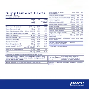 Pure Encapsulations®PreNatal Nutrients - Image 2
