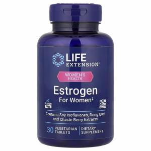 Life Extension, Women's Health, Oestrogen for Women, 30 vegetarian tablets