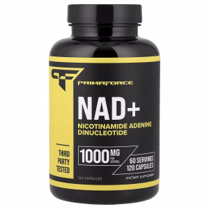Primaforce, NAD+, 120 Capsules (500 mg per Capsule)