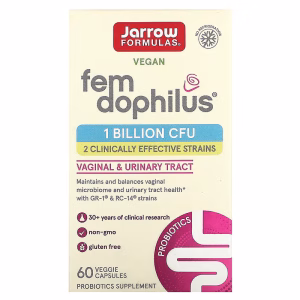 Jarrow Formulas, Vegan Fem Dophilus, 1 Billion CFU, 60 Veg Capsules