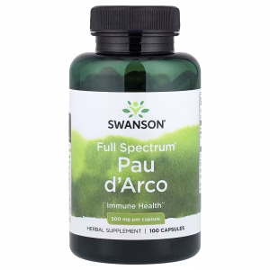 Swanson, Full Spectrum® Pau d'Arco, 500 mg, 100 Capsules