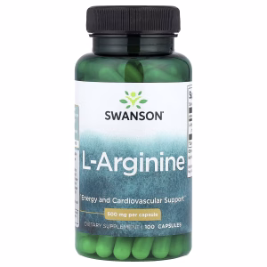 Swanson, L-Arginine, 500 mg, 100 Capsules