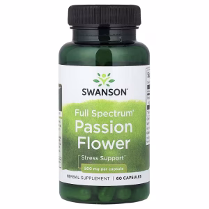 Swanson, Full Spectrum® Passion Flower, 500 mg, 60 Capsules