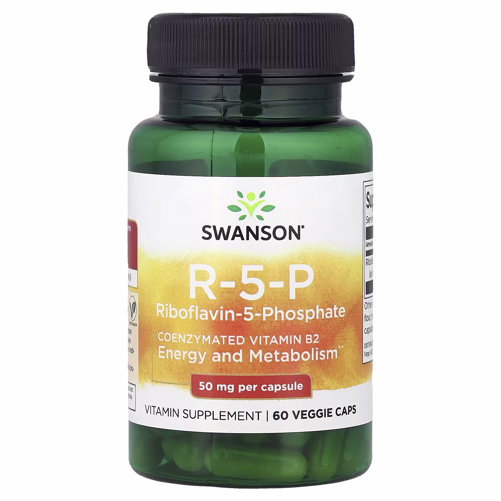 Swanson, R-5-P, Riboflavin-5-Phosphate, 50 mg, 60 Veggie Caps
