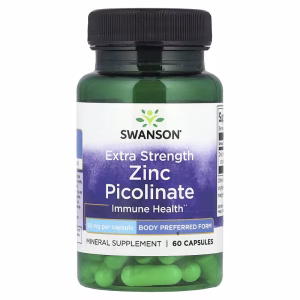 Swanson, Zinc Picolinate, Extra Strength, 50 mg, 60 Capsules