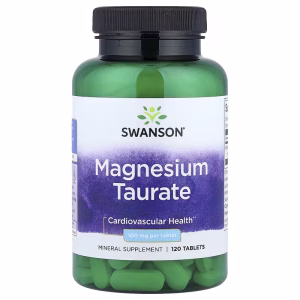 Swanson, Magnesium Taurate, 120 tablets (100 mg per tablet)