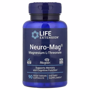 Life Extension, Neuro-Mag, Magnesium L-Threonate, 90 Vegetarian Capsules (48 mg per Capsule)
