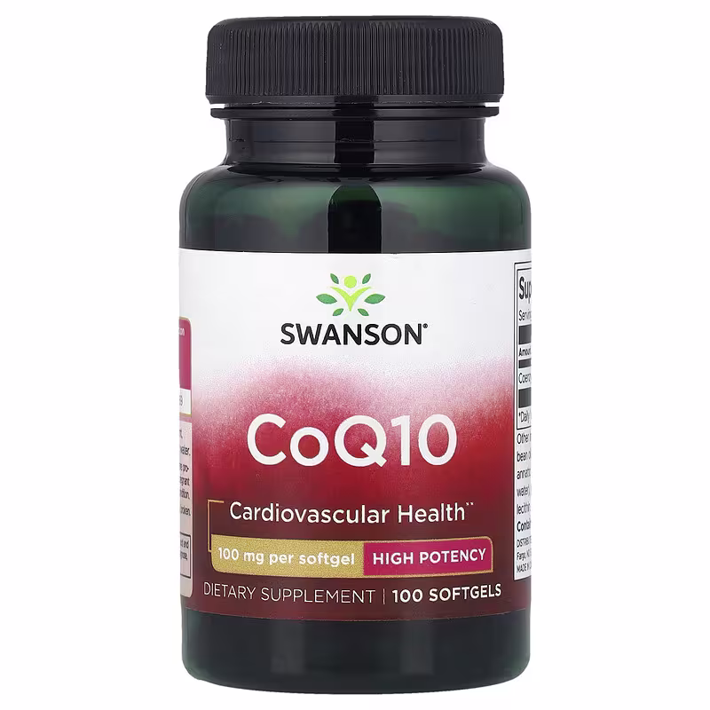 Swanson, CoQ10, High Potency, 100 mg, 100 Softgels