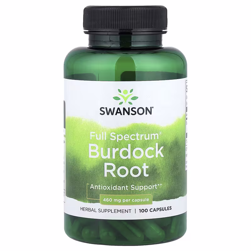 Swanson, Full Spectrum® Burdock Root, 100 Capsules (460 mg per Capsule)