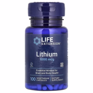 Life Extension, Lithium, 1,000 mcg, 100 vegetarian capsules