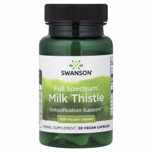 Swanson, Full Spectrum® Milk Thistle, 500 mg, 30 Vegan Capsules