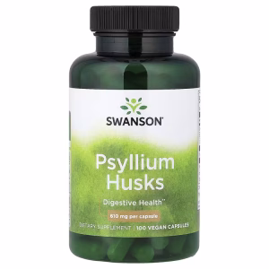 Swanson, Psyllium Husks, 610 mg, 100 Vegan Capsules