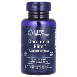 Life Extension, Curcumin Elite, Turmeric Extract, 60 Vegetarian Capsules