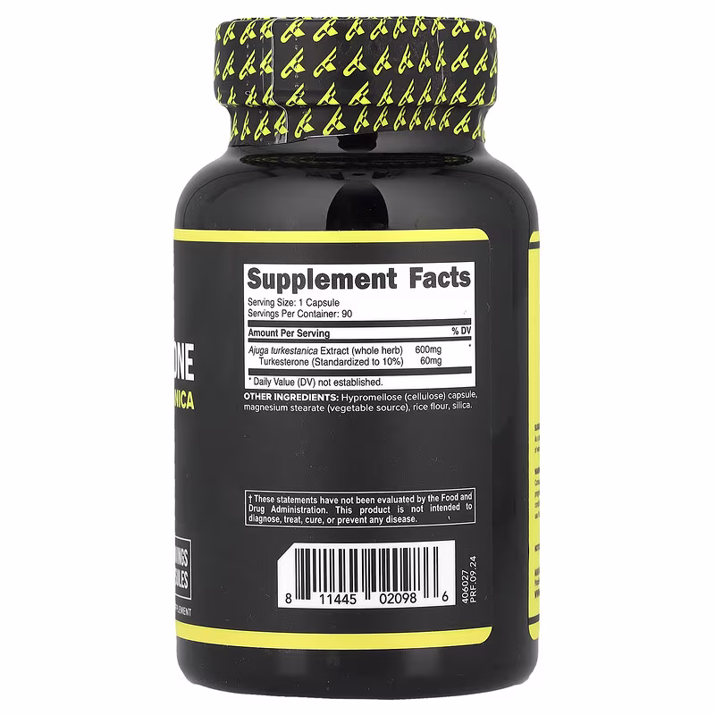 Primaforce, Turkesterone, 600 mg, 90 Capsules - Image 2