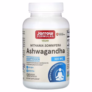 Jarrow Formulas, Ashwagandha, 300 mg, 120 Veg Capsules