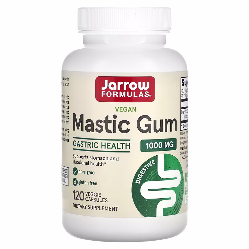 Jarrow Formulas, Vegan Mastic Gum, 120 Veg Capsules (500 mg per Capsule)