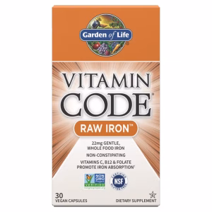 Garden of Life Vitamin Code Raw Iron Capsules