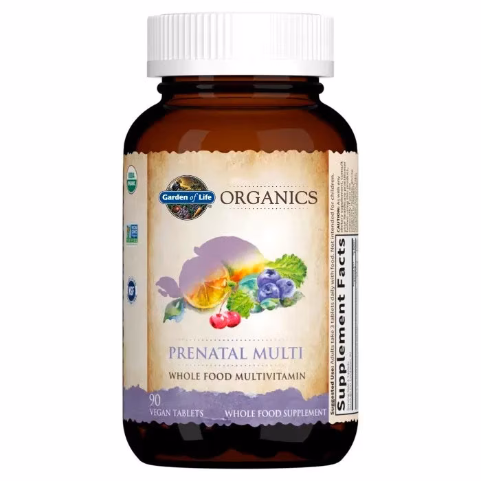 Garden of Life Organics Prenatal Multi Tablets - Image 3