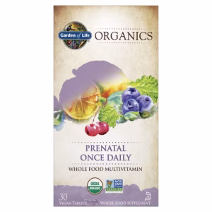 Garden of Life Organics Prenatal Once Daily Tablets