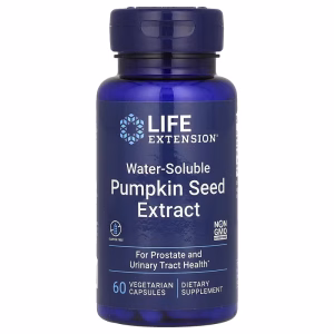 Life Extension, Water-Soluble Pumpkin Seed Extract, 60 Vegetarian Capsules (262 mg per Capsule)