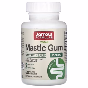 Jarrow Formulas, Vegan Mastic Gum, 60 Veg Capsules (500 mg per Capsule)