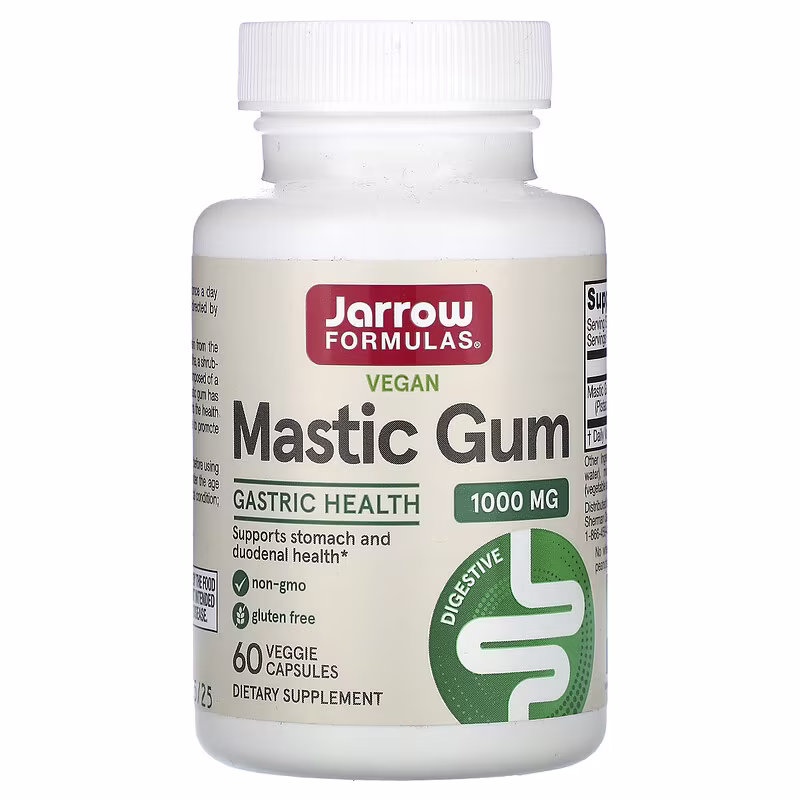Jarrow Formulas, Vegan Mastic Gum, 60 Veg Capsules (500 mg per Capsule)