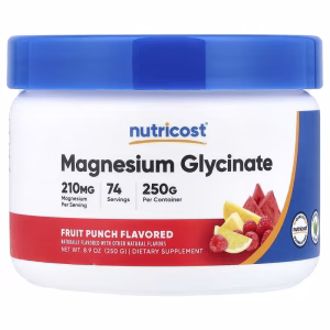 Nutricost, Magnesium Glycinate, Fruit Punch, 8.9 oz (250 g)