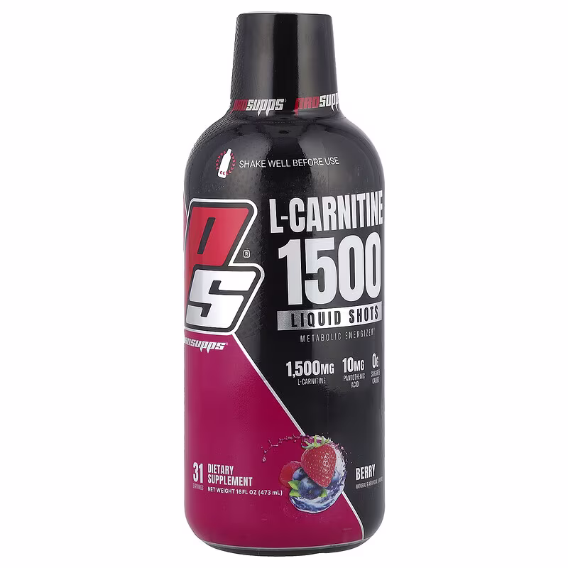 ProSupps, L-Carnitine 1500 Liquid Shots, Berry, 16 fl oz (473 ml)