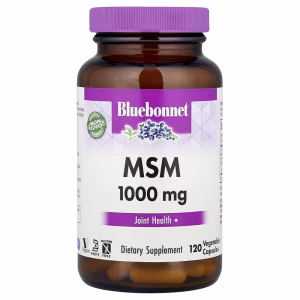 Bluebonnet Nutrition, MSM, 1,000 mg, 120 Vegetable Capsules