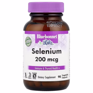 Bluebonnet Nutrition, Selenium, 200 mcg, 90 Vegetable Capsules