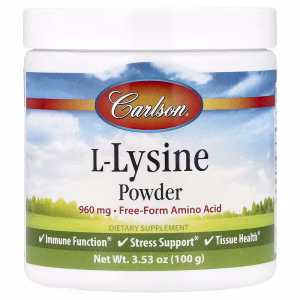 Carlson, L-Lysine Powder, 100 g (3.53 oz)