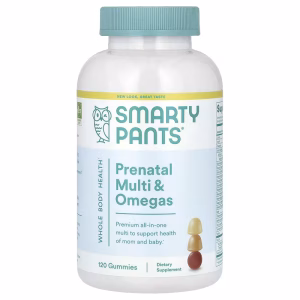 SmartyPants, Prenatal Multi & Omegas, Lemon, Orange and Strawberry Banana, 120 Gummies