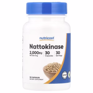 Nutricost, Nattokinase, 2,000 FU, 30 Capsules