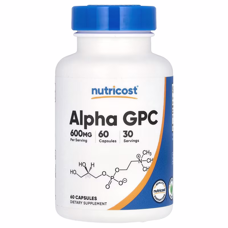 Nutricost, Alpha GPC, 60 Capsules (300 mg per Capsule)