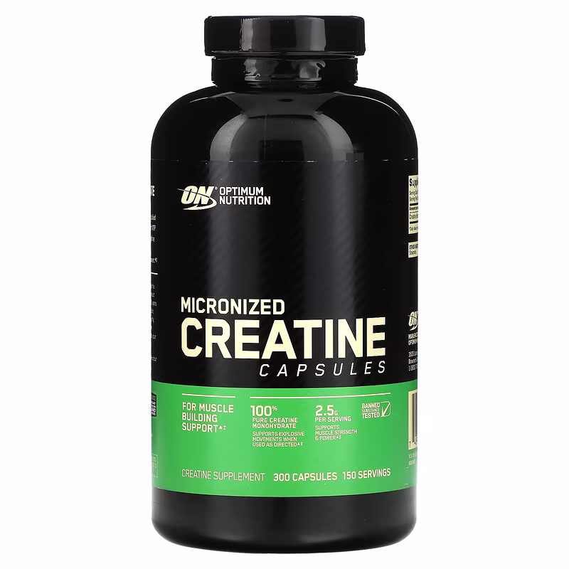 Optimum Nutrition, Micronised Creatine, 300 Capsules