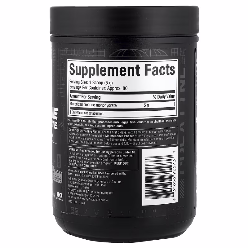 MuscleTech, Platinum 100% Creatine, Unflavoured, 14.11 oz (400 g) - Image 2