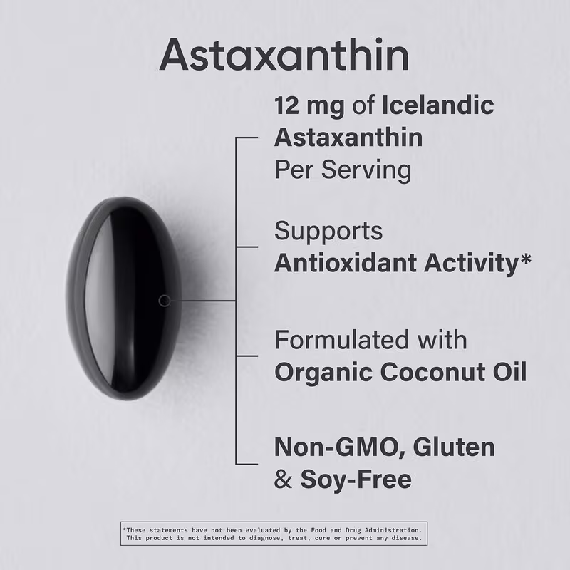 Sports Research, Astaxanthin, Triple Strength, 12 mg, 60 Softgels - Image 3